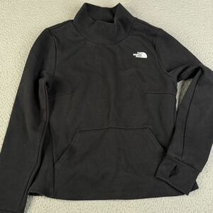 THE NORTH FACE Pullover Womens S Thumbholes Sweatshirt Boxy Sweater Funnel Neck